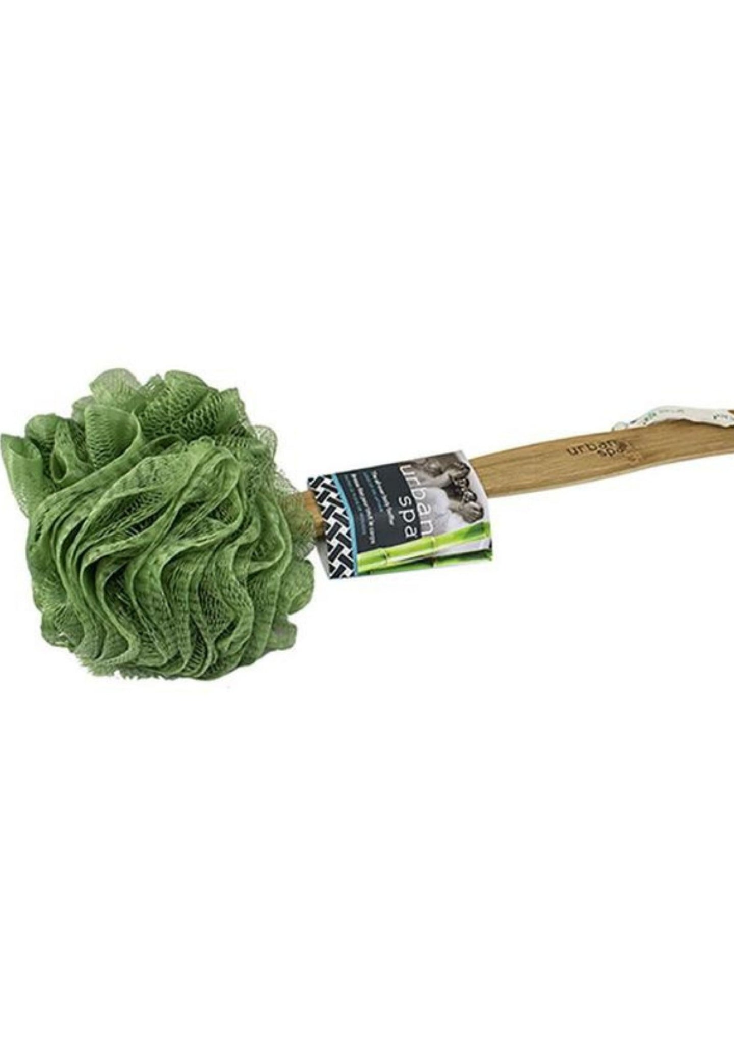 Load up on lather with the All-Over Body Buffer. Reach your back without breaking it. Our all-over bamboo body buffer will become your go-to shower accessory. Our 100% recycled plastic pouf will create soft, sudsy cleansing with gentle exfoliation.  100% recycled plastic. Cleansing with gentle exfoliation. Reach your back easily. $13.00
