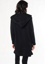 An easy open-front cardigan for every-day layering. Made with a cozy-soft organic fleece that feels like a warm hug on the body. Fabrication: 66% Viscose from Bamboo, 28% Cotton, 6% Spandex $135.00 black
