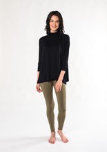 The Colleen top is a fan-favourite mock-neck top updated into a contemporary look. With continuous dolman sleeves and a soft ribbed trim, this french-terry top is an elegant way to stay warm and look Fabulous! Fabrication: 95% Viscose from Bamboo 5% Spandex $95.00 Black