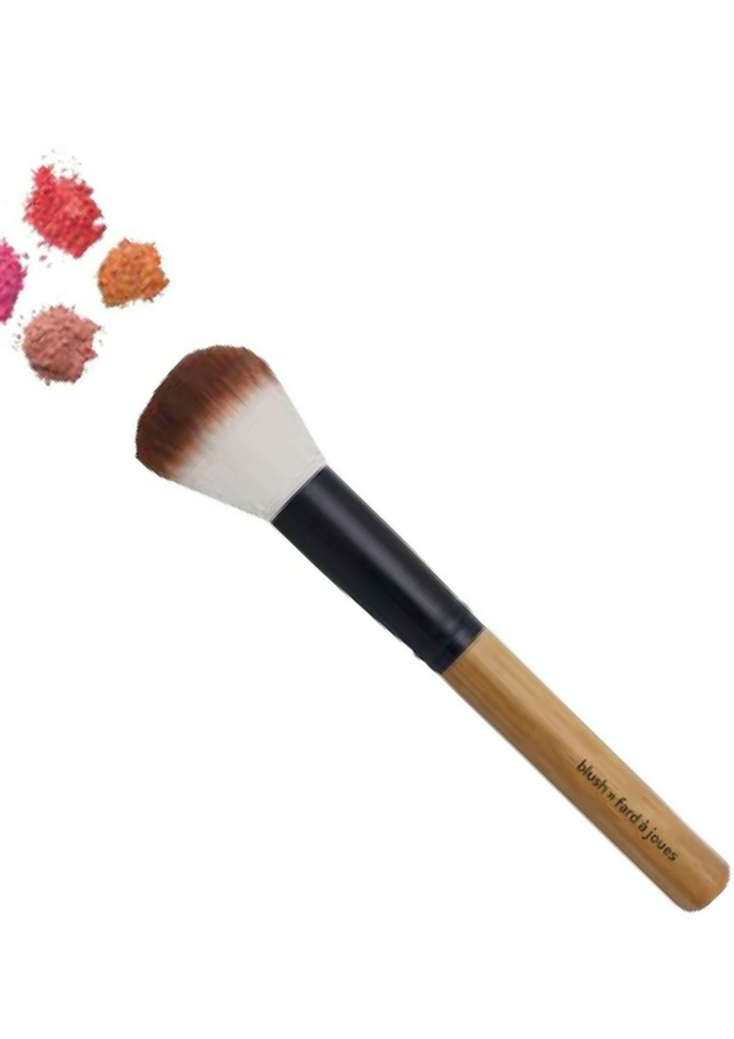Brush on a beautiful face anywhere with the Made-You-Blush Brush. Urban Spa's vegan fibre brushes are perfect for the bathroom, boardroom or backpack. The Made You Blush Brush is perfect to apply cheek colour.  Perfect for travel. To apply makeup on complexion and checks.  Eco-friendly materials. $15.00