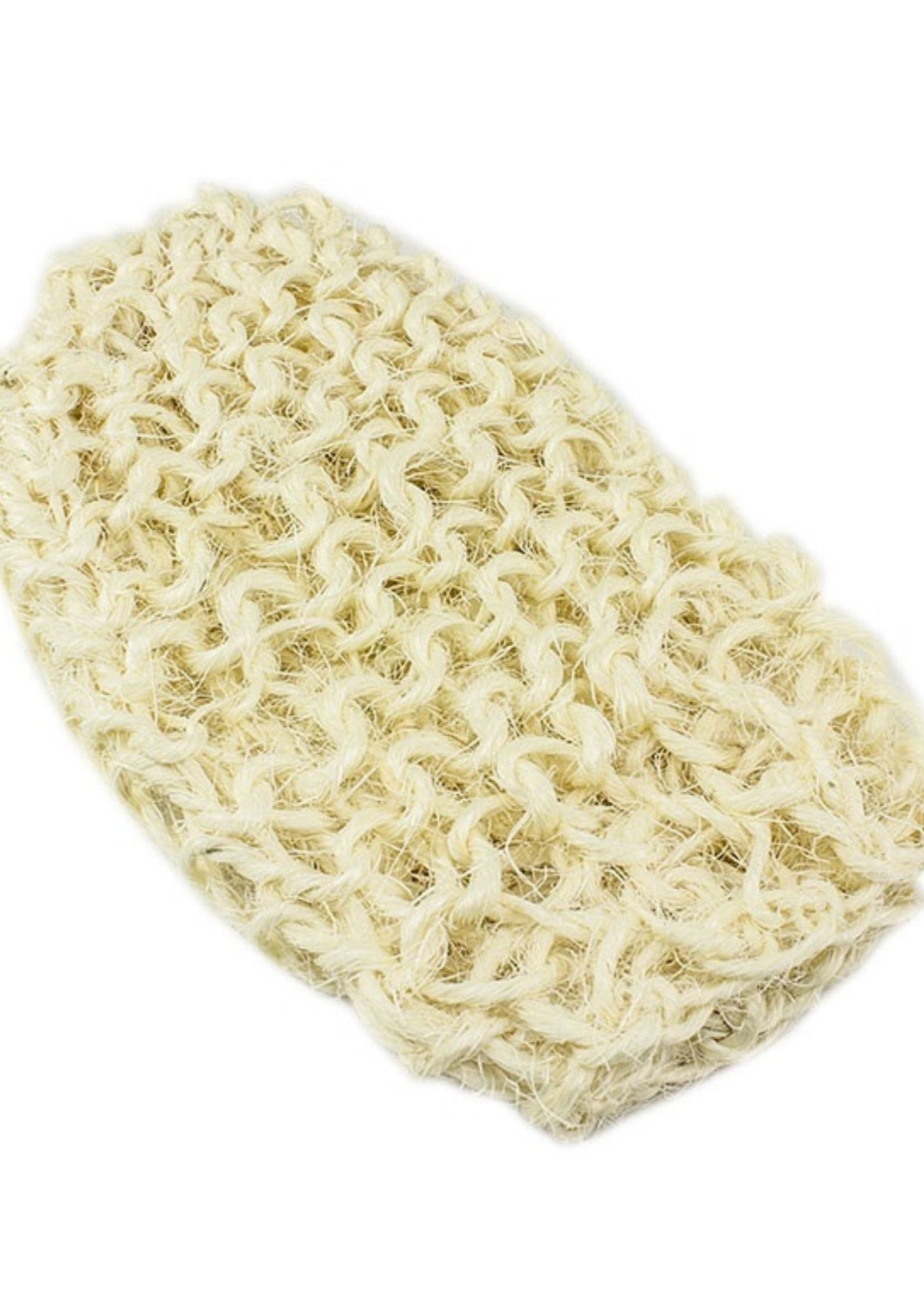 For experienced exfoliators, the Serious Sisal Buffer. If you love the way body buffing makes your skin look and feel, this little mitt will rub you just the right way. Strong, durable and stretchy when wet, the wide sisal weave provides maximum exfoliation and improves circulation.  Strong, durable, and stretchy. Provides maximum exfoliation. Improves circulation. $13.00