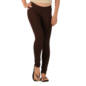 Bamboo Leggings are super soft, luxurious and moisture wicking. With a mid-rise and a single seam for comfort, they are great for work rest or play. The most comfortable leggings you will ever own. You will LOVE your Bamboo Leggings. Proudly made in Canada 92% Rayon from Bamboo, 8% Spandex ECO-ESSENTIALS Colour Chocolate Brown