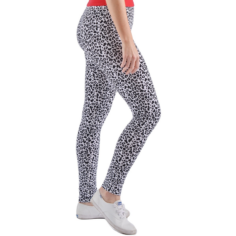 Eve Yoga Leggings Leopard Bamboo Sustainable Canadian Made Women s Clothes S