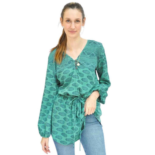 Alchemy Tunic- Upcycled Saris