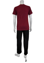 The Burgundy Red Lex Bamboo Urban Fit T-Shirt is a versatile style that can be worn on it's own or as a polished layering piece.  Soft as silk you are going to love the fit and feel of this bamboo t-shirt against your body. Proudly Made in Canada! Fabrication: 66% Rayon from Bamboo, 28% Cotton, 6% Spandex - Jersey Eco-Essentials  $50.00