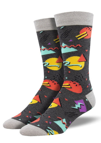Soft, Breathable, Moisture Wicking, Antibacterial, Hypoallergenic, Amazing Socks! One Size Fits Most (Men's 7-13) Fabrication: 66% Rayon from Bamboo, 32% Nylon, 2% Spandex SockSmith charcoal grey $22.00