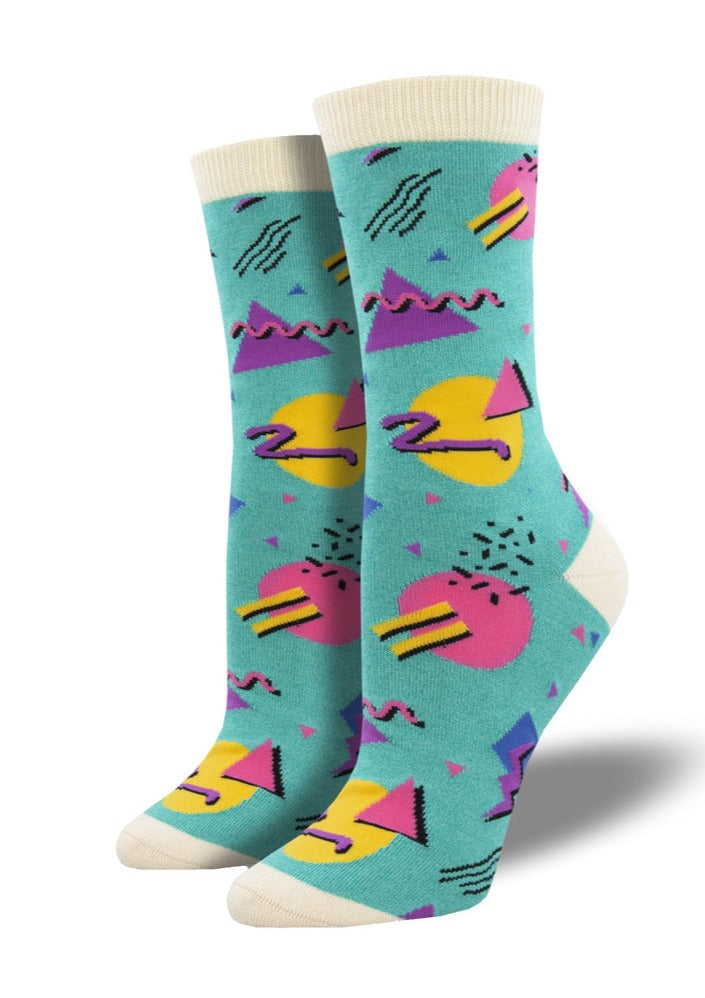 Soft, Breathable, Moisture Wicking, Antibacterial, Hypoallergenic, Amazing Socks! One Size Fits Most (Women's 5-11) Fabrication: 66% Rayon from Bamboo, 32% Nylon, 2% Spandex SockSmith teal green $20.00