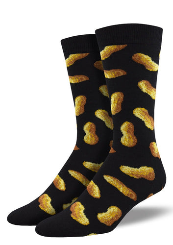 Soft, Breathable, Moisture Wicking, Antibacterial, Hypoallergenic, Amazing Socks! One Size Fits Most (Men's 7-13) Fabrication: 66% Rayon from Bamboo, 32% Nylon, 2% Spandex SockSmith black $22.00