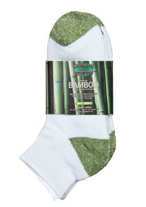 Bamboo socks are ultra soft and keep feet fresh and dry year round, cool in the summer and warm in the winter. Superior moisture absorption and breathable, antibacterial and non-allergenic. Fits Most (Men's 7-13) Fabrication White: 56% Rayon from Bamboo, 25% Cotton,14% Polyester, 5% Elasthanne Moneysworth & Best $14.00