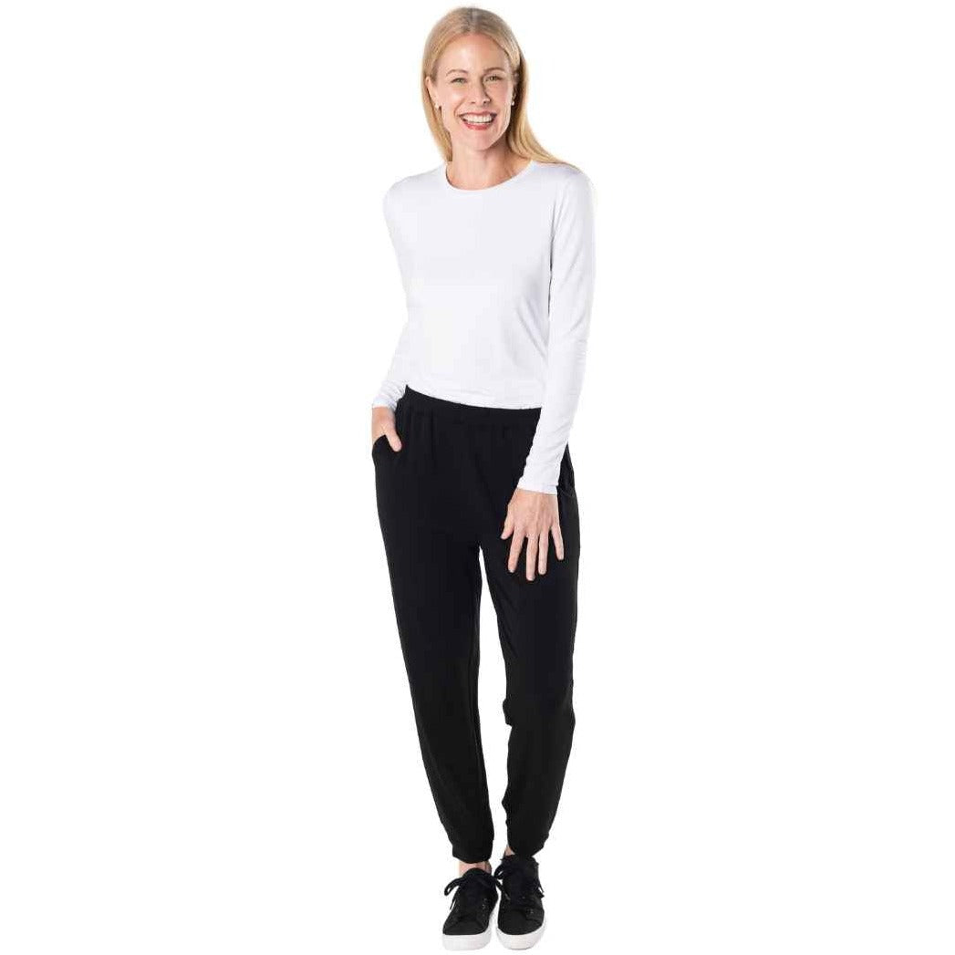 Kora Tapered Jogger- Black