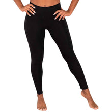 terrera suri legging pant black bamboo fabric blend front view bottoms on model